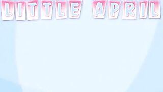 PREMIUMGFS - Public teen masturbates in arcade toilets (Little April)