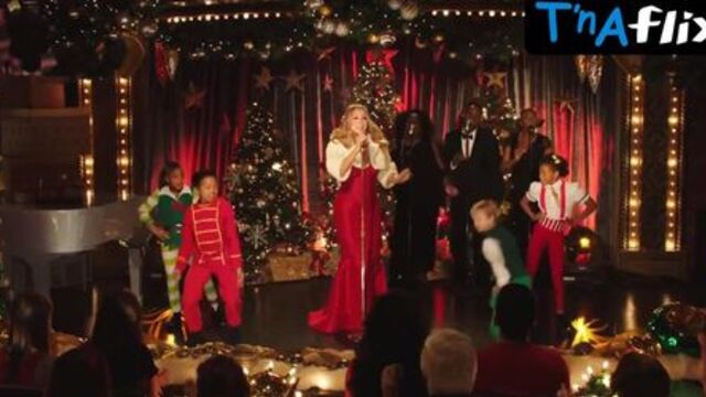 Mariah Carey Breasts Scene  in Mariah Carey'S Merriest Christmas