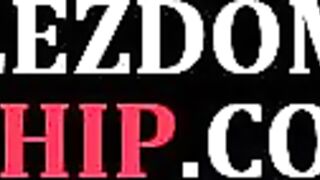 WHIPPED ASS - Lezdom nympho bitches love group fucking with sex toys