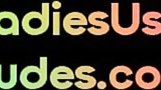 LADIES USE DUDES - Fem bitches dominate over nympho guy b4 fucking his throat