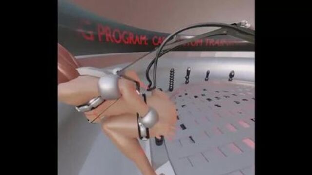 3D Machine Bondage Girl 05