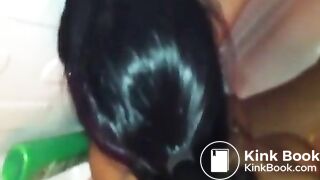 sum guy deepthroat his gf to puke