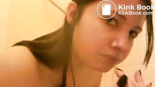 Puking in the shower