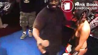 Cat fight then blow chunks