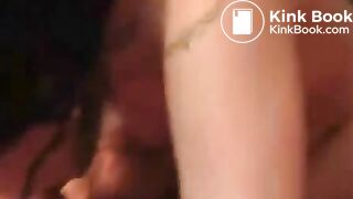 puking and pissing on my cock