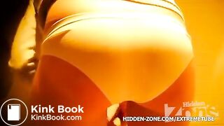 Drunk girl pee poop  and puke in public toilet