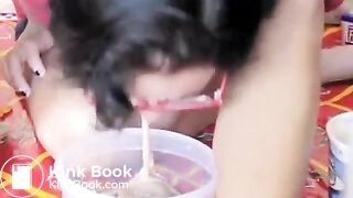 Puke Vomit Girls - Naked Girl Toilet Sick Vomit Puke Pee Piss Pissing mp4