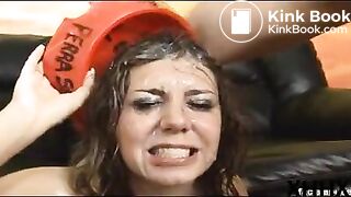 Big-titted puke whore