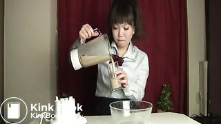 Japanese Girl Drinks Vomit Milkshake