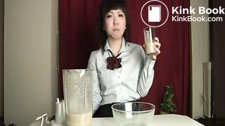 Japanese Girl Drinks Vomit Milkshake