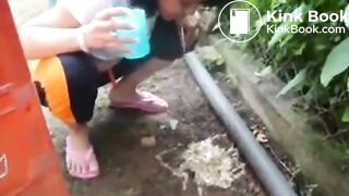 Le Borracha De Paso Real Vomitando