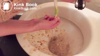 puke vomit cunt slut