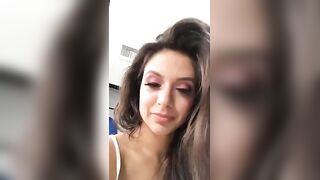 Jynx Maze vomiting her dinner