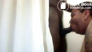 Throwing up on that dick in the shower