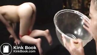 PTJ-003B - nasty enemas and dildo induced puking