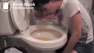 Bulimia Vomit and Food Poisoning - Woman gets sick from the toilet mp4