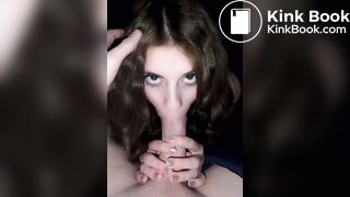 little sister deepthroats my cock home alone