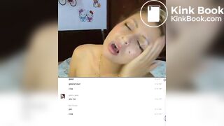 Nasty latin slave eats her shit and gags