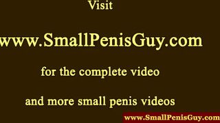 PURE CFNM - Small dick dude getting dicksucked