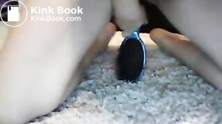 webcam-teen fuck meat and a brush pt 2