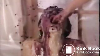 Japanese girls puke and piss into their mouths - vomit girls