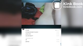 Latin slut vomits and slaps herself