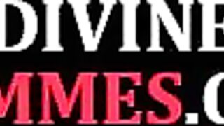 DIVINE BITCHES - Naughty feminas fuck perverted guy in tight anal hole