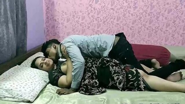 Indian hot teen has best sex with his innocent sexy bhabhi