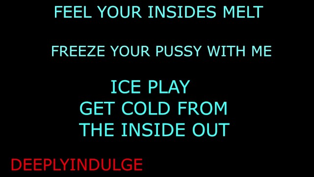 DADDY USES ICE ON YOU. ICE PLAY. HOW TO COOL DOWN IN THE HEAT SEXUALLY (AUDIO ROLEPLAY) DADDY USES