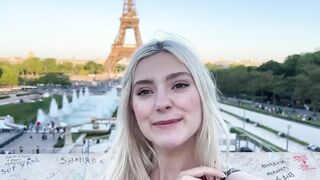 I Fucked a Random Guy on my Weekend in Paris and let him Cum on me - Eva Elfie