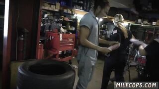 Redhead Milf Interracial Chop Shop Owner Gets Shut Down
