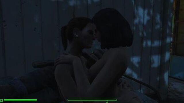 Lesbian sex. Bachelorette Party in 3d PC Game  Sex Mod, Porno Game