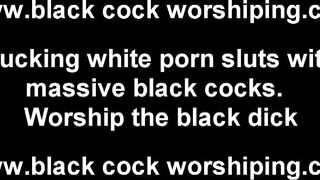 Watch me taking two big black cocks at the same time