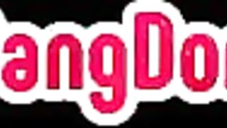 GANG BANG HARDCORE - Gangbanged nympho slut fucked hardcore by big white dicks