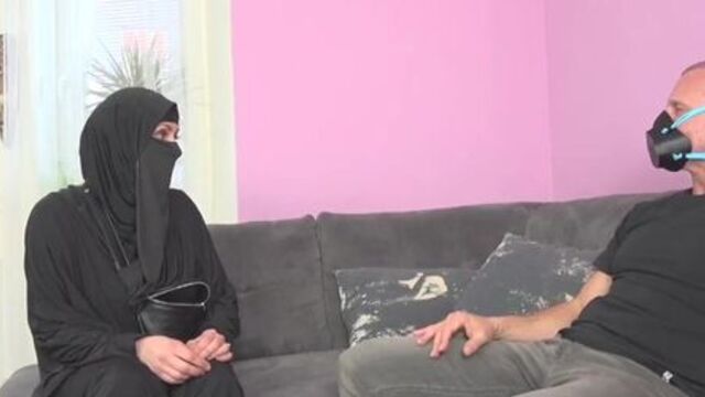 a desperate muslim woman needs help handjob couple asmr german