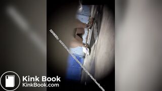 Beautiful women vomiting in the toilet