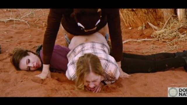 DOMTHENATION - ATM domination for kinky threesome in the Colorado desert  Rebel Rhyder  Brooke Johnson