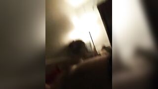 Slave sucking cock