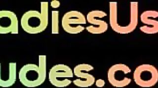 LADIES USE DUDES - Real british babes pegging dude
