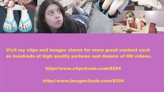 TSM - Lola gives a foot smelling handjob