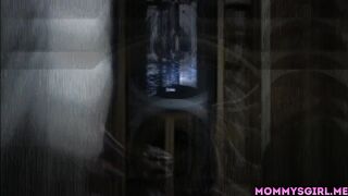 Scary horror movie led to lesbian sex with stepdaughter and horny stpemom (Nina Elle, Goldie Ortiz)