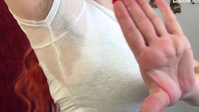 Sweating Through My T-Shirt - Sweaty Hairy Armpits Preview