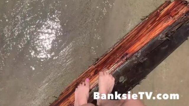 Banksie Beach Day In Exclusive  Apparel! Feet In The Sand Fun, Dinner & Perf GFE!