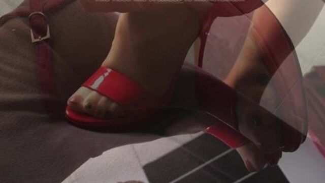 Red high heels shoejob footjob slideshow, erotic story