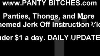 Panty Fetish Femdom And JOI Jerking Game Porn