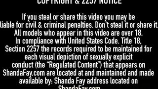 Foot Fucking House Wife Shanda Fay Gives An Amazing Nut Busting FootJob!