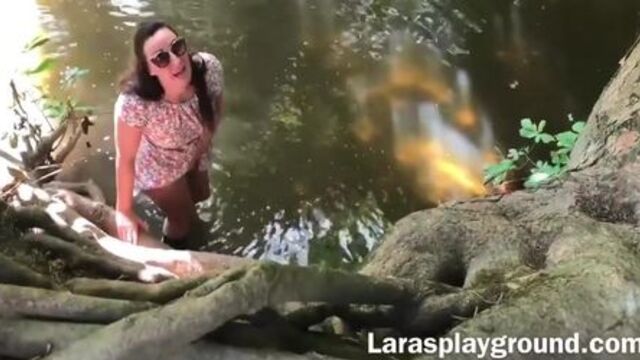 British MILF Getting Dirty in the Wilderness