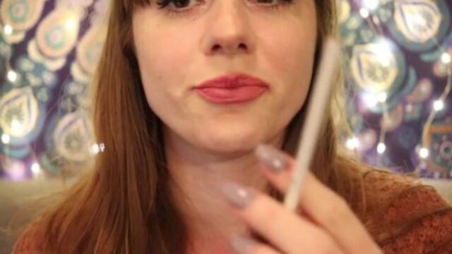 smoking cigarette asmr