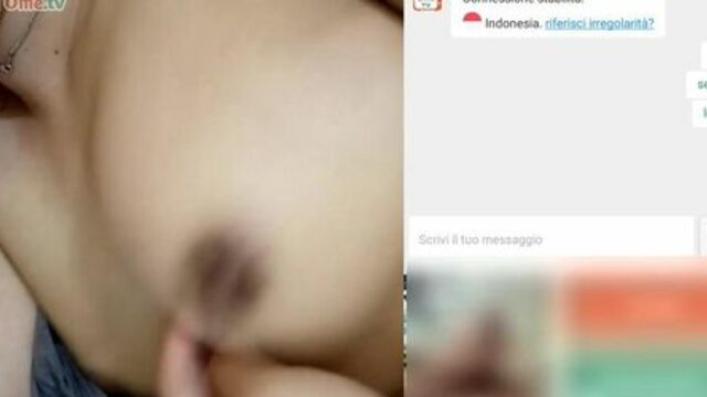 Asian girl play with her boobs and mouth on cam mouth fetish omegle ometv