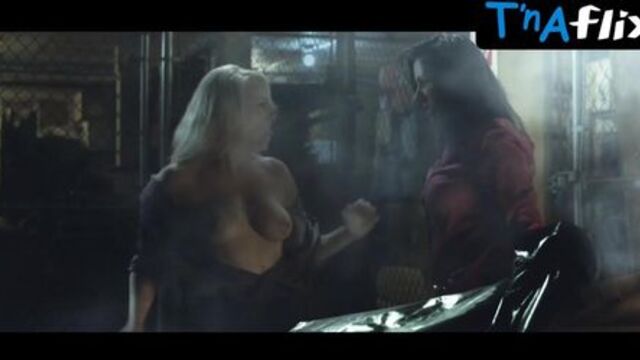 Sarah French Breasts,  Lesbian Scene  in The Night Watchmen